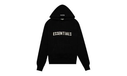 Fear of God Essentials Knit Hoodie Black authentique