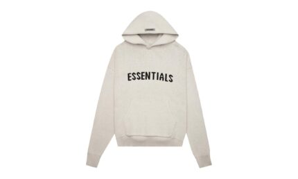 Fear of God Essentials Knit Hoodie Oatmeal authentique