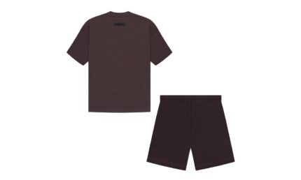 Fear of God Essentials Plum — Set (T-Shirt & Shorts) - vue 2