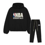Fear of God Essentials x NBA Black — Set (Hoodie & Sweatpants) authentique