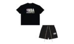Fear of God Essentials x NBA Black — Set (T-Shirt & Shorts) authentique
