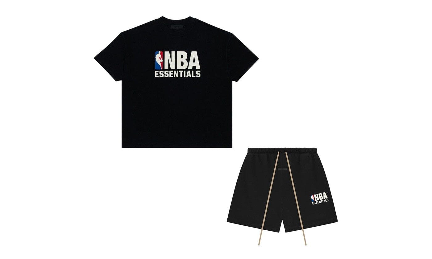 fear-of-god-essentials-x-nba-black-set-t-shirt-shorts-701135 Fear of God Essentials x NBA Black — Set (T-Shirt & Shorts) authentique