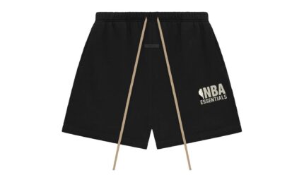 Fear of God Essentials x NBA Sweatshorts Black/Black authentique
