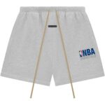 Fear of God Essentials x NBA Sweatshorts Light Heather authentique