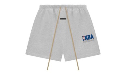 Fear of God Essentials x NBA Sweatshorts Light Heather authentique