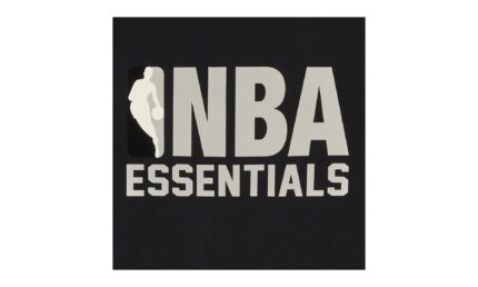 Fear of God Essentials x NBA Tee Black/Black - vue 2