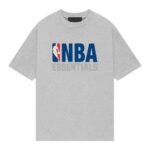 Fear of God Essentials x NBA Tee Light Heather authentique