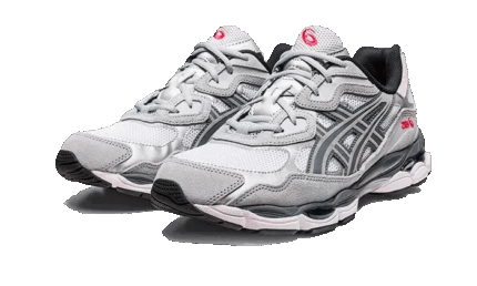 ASICS Gel-NYC White Steel Grey - vue 2