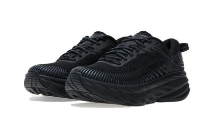 Hoka Bondi 7 Black - vue 2