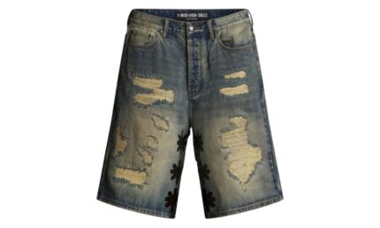 LOSTSHDWS Dstry Denim Shorts Blue/Black authentique