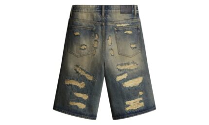 LOSTSHDWS Dstry Denim Shorts Blue/Black - vue 2