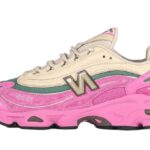 New Balance 1000 Tan Pink Green authentique
