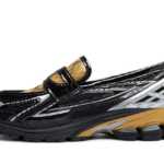 New Balance 1906L GANNI Black Fall Leaf Snakeskin authentique
