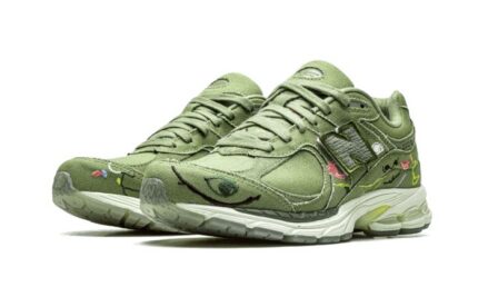 New Balance 2002R Bryant Giles Olive Green - vue 2