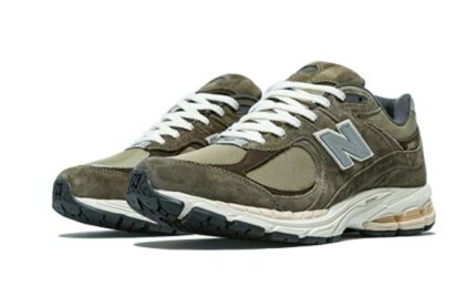 New Balance 2002R Olive Brown - vue 2