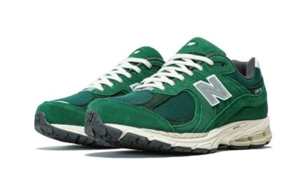 New Balance 2002R Suede Pack Forest Green - vue 2