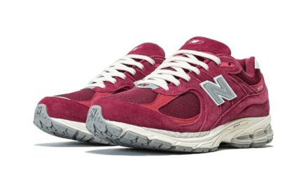 New Balance 2002R Suede Pack Red Wine - vue 2