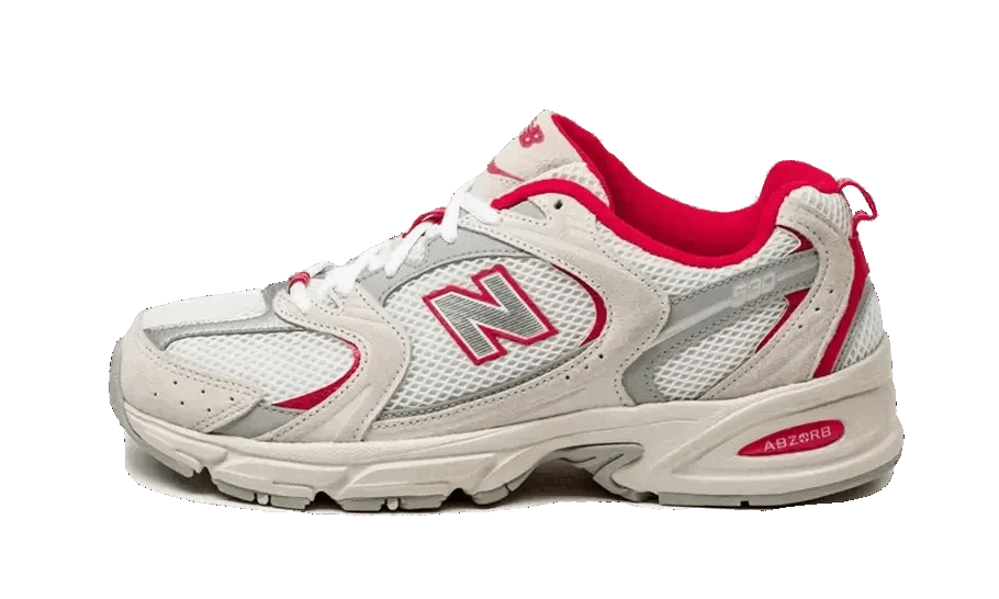 new-balance-530-beige-red-350693 New Balance 530 Beige Red authentique