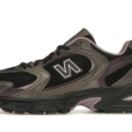 New Balance 530 Black Metallic Plum Brown authentique