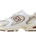 New Balance 530 Sea Salt Mercury Red authentique