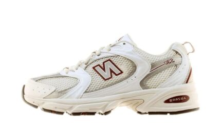 New Balance 530 Sea Salt Mercury Red authentique