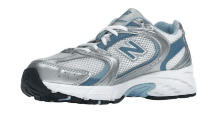 New Balance 530 Silver Metallic Heron Blue - vue 2