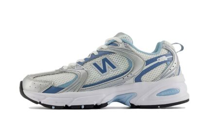 New Balance 530 Silver Metallic Heron Blue authentique