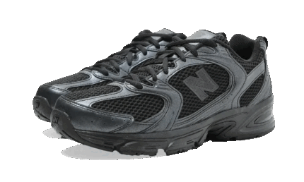 New Balance 530 Triple Black - vue 2
