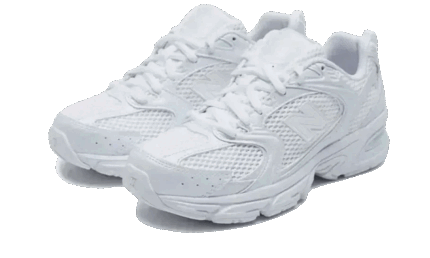 New Balance 530 Triple White - vue 2