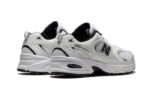 New Balance 530 White Black Details - vue 3