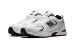 New Balance 530 White Black Details - vue 2