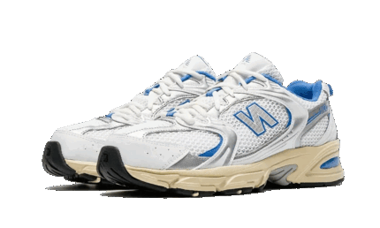 New Balance 530 White Blue Oasis - vue 2