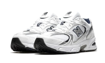 New Balance 530 White Grey Navy - vue 2