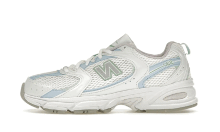 New Balance 530 White Light Chrome Blue Clay Ash authentique