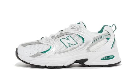 New Balance 530 White Silver Green authentique