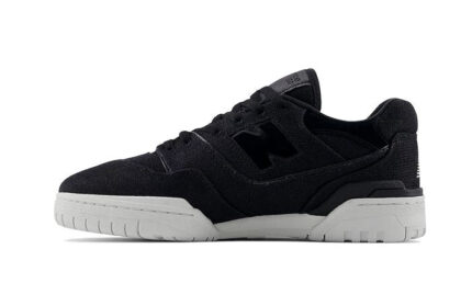 New Balance 550 Black Canvas authentique