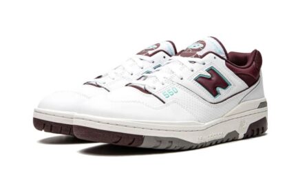 New Balance 550 Burgundy Cyan - vue 2