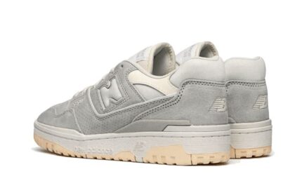 New Balance 550 Grey Suede - vue 2