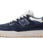 New Balance 550 Natural Indigo Suede authentique