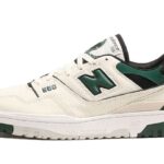 New Balance 550 Sea Salt Pine Green authentique