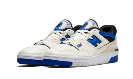 New Balance 550 Sea Salt Team Royal - vue 2