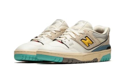 New Balance 550 Sea Salt Yellow - vue 2
