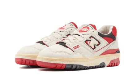 New Balance 550 Vintage Red - vue 2