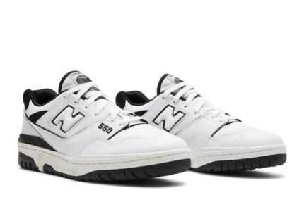 New Balance 550 White Black - vue 2