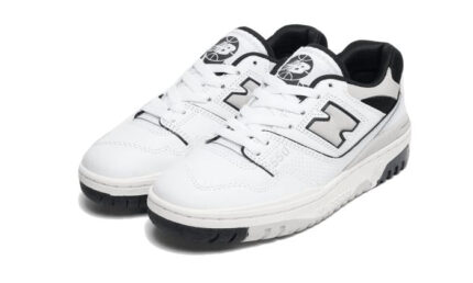 New Balance 550 White Black Grey - vue 2