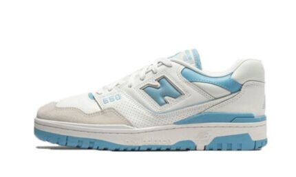 New Balance 550 White Blue Haze Rain Cloud authentique