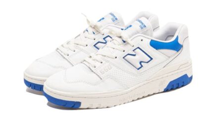 New Balance 550 White Cobalt Blue - vue 2