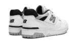 New Balance 550 White Concrete Black - vue 3