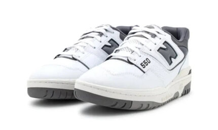 New Balance 550 White Dark Grey - vue 2