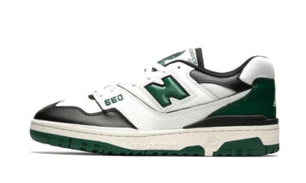 New Balance 550 White Green Black authentique